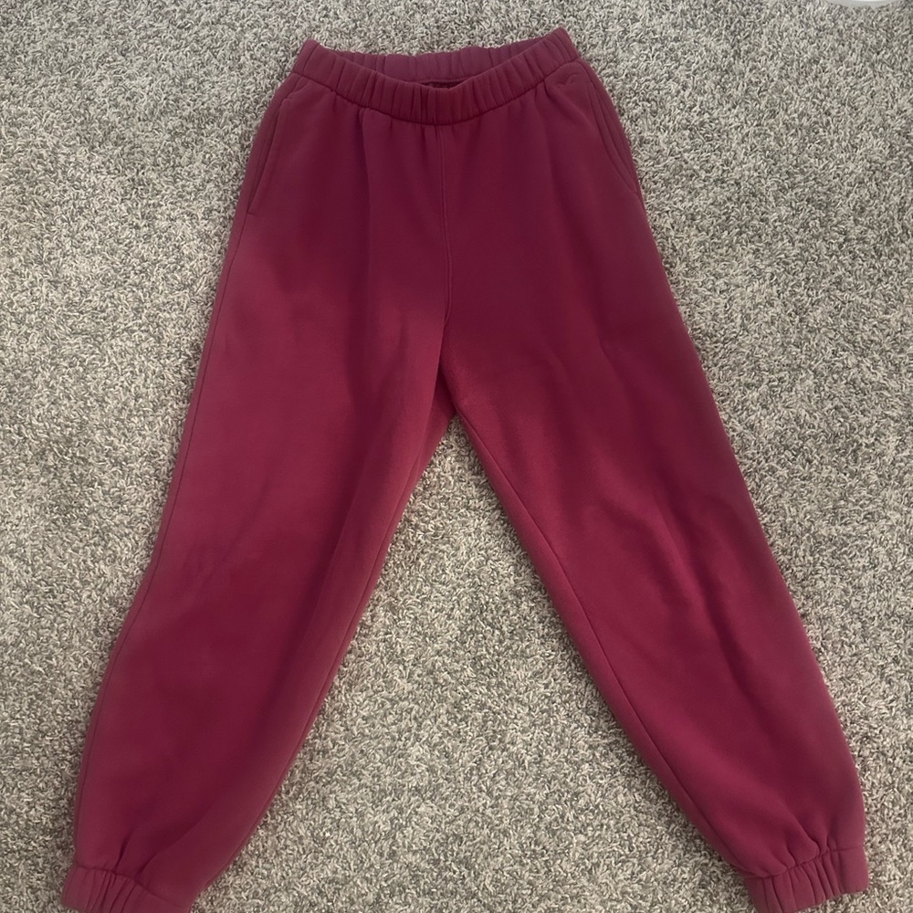 Hollister Kids Burgundy Joggers